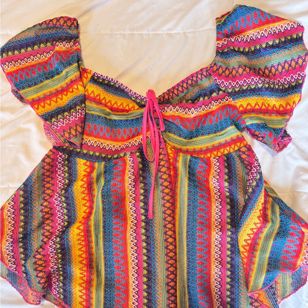 SHEIN Multicolor Striped Blouse